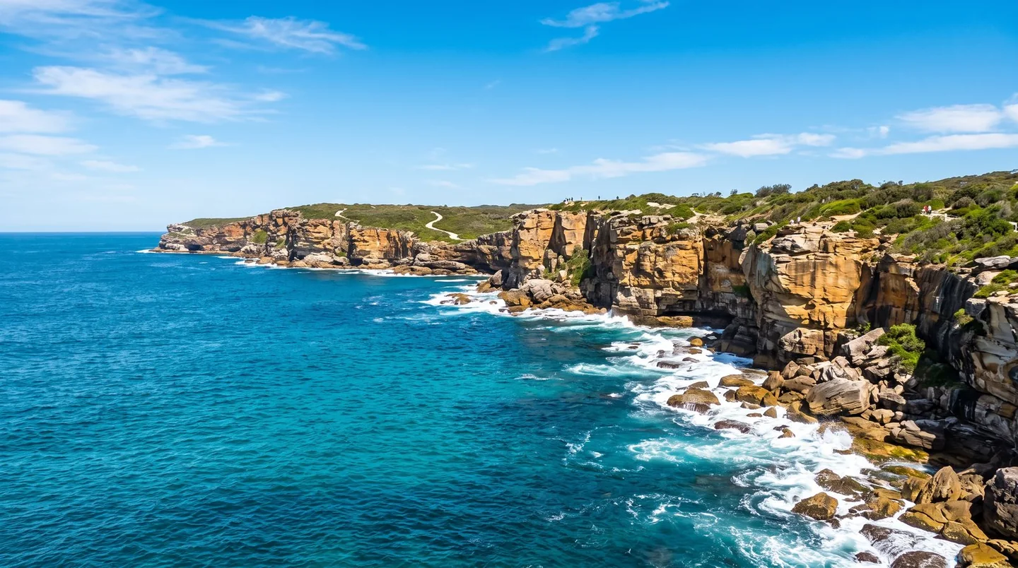 Cover image for Coastal cliffs and ancient heritage at the world's second-oldest national park
