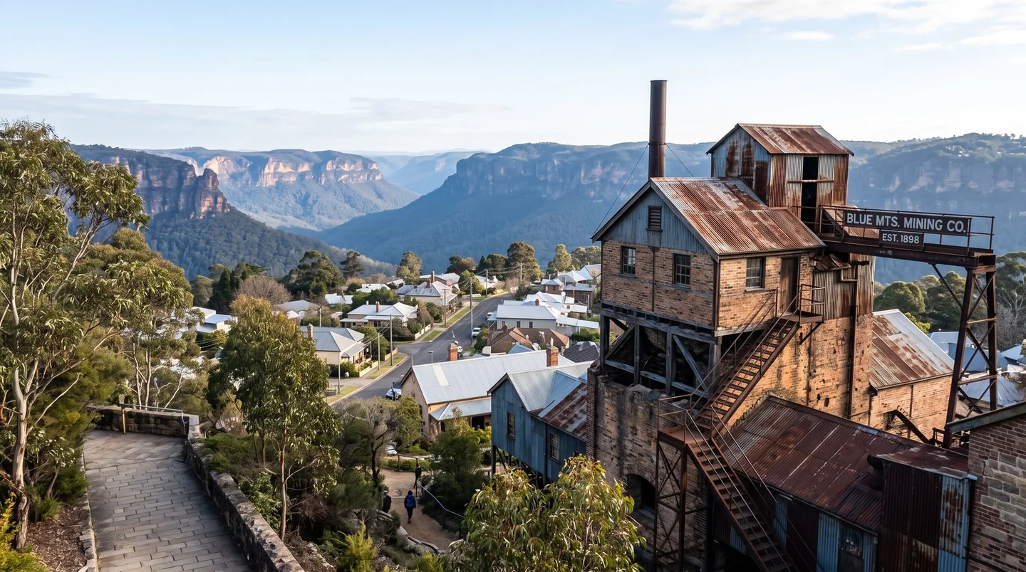 Cover image for Discover the rugged industrial heart and wild sandstone valleys of the Blue Mountains edge