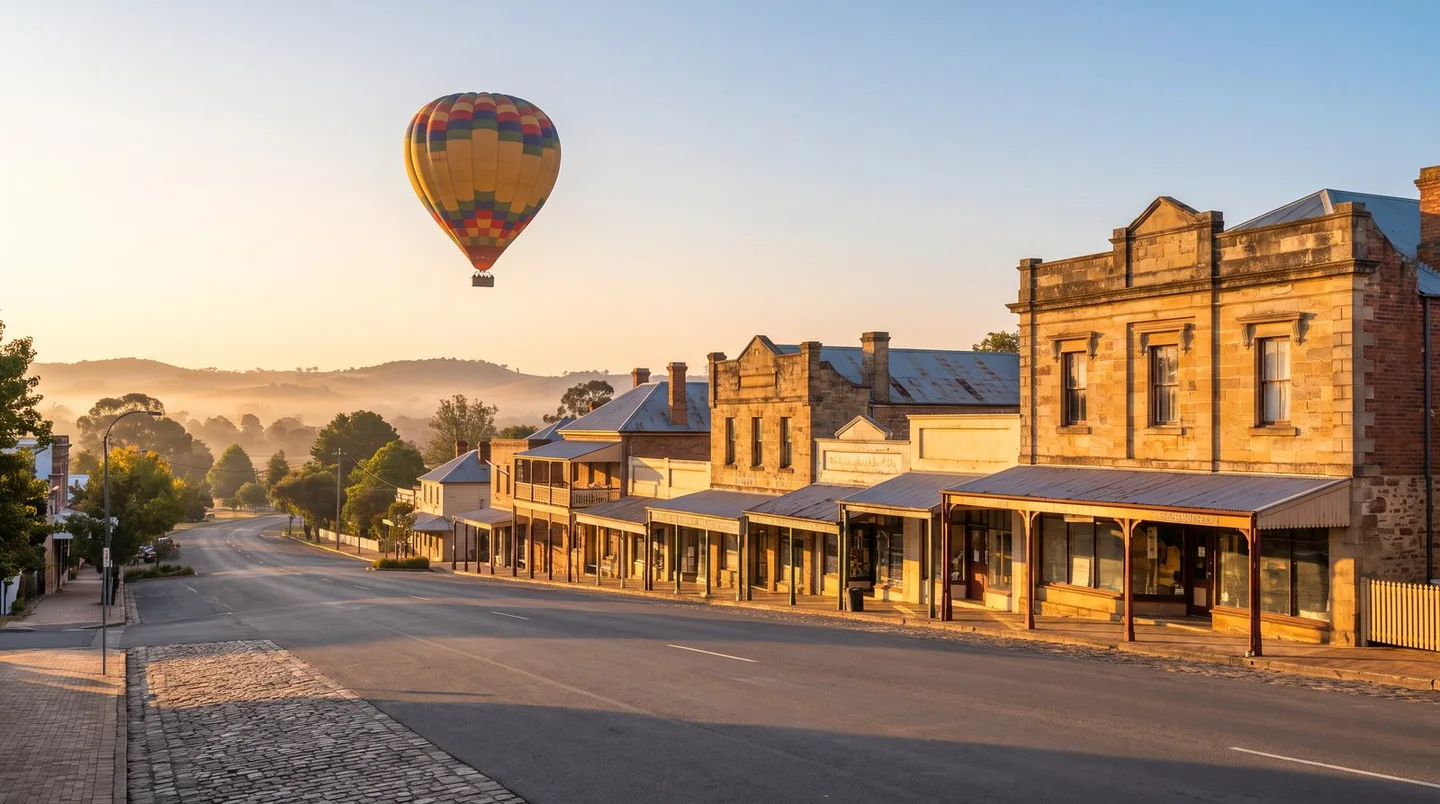 Cover image for Fossils, flight, and frontier history in the winding streets of Canowindra