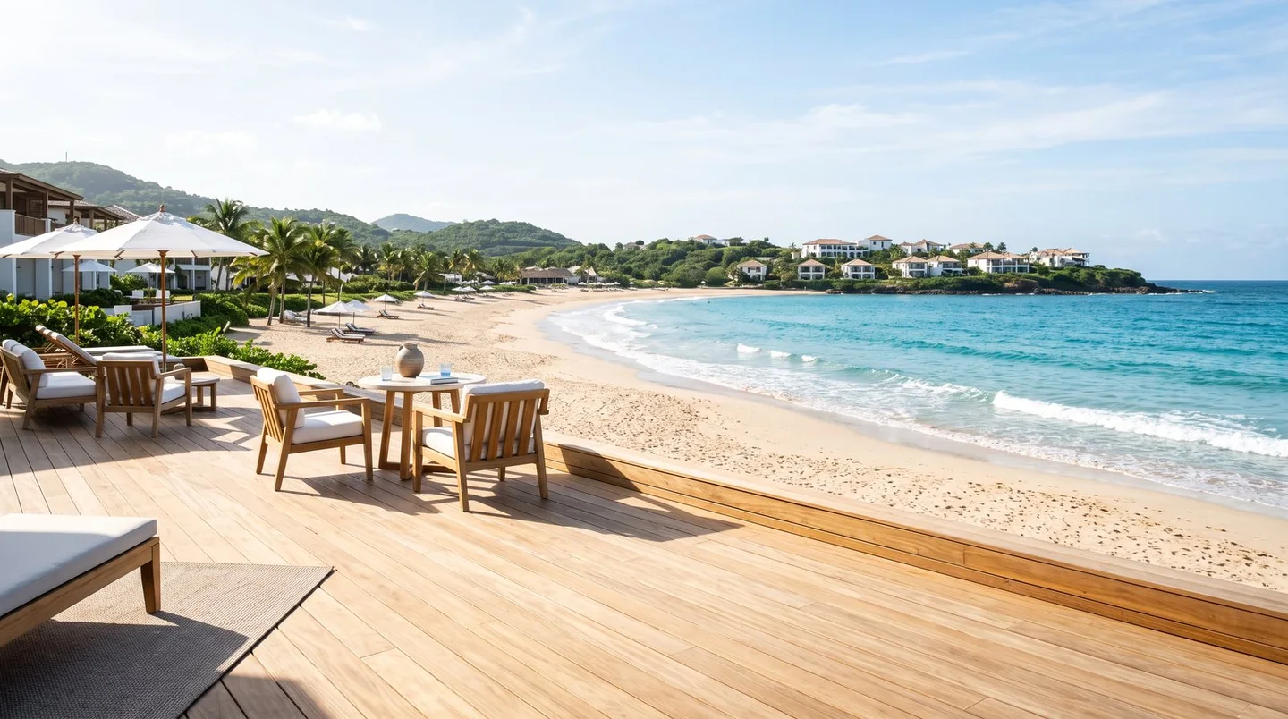 Cover image for A sophisticated coastal retreat defined by golden sands and refined regional dining