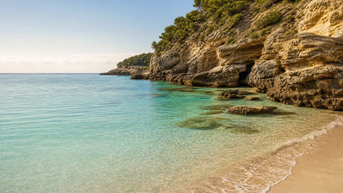 Cover image for Turquoise waters and ancient rock formations define this serene South Coast sanctuary