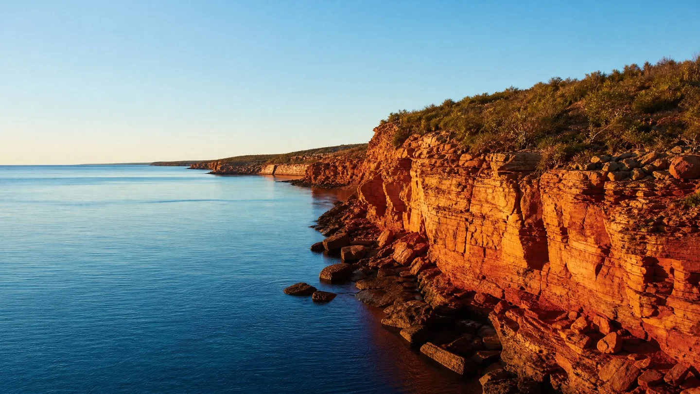 Cover image for Rugged red cliffs and ancient whale watching heritage at Beowa National Park