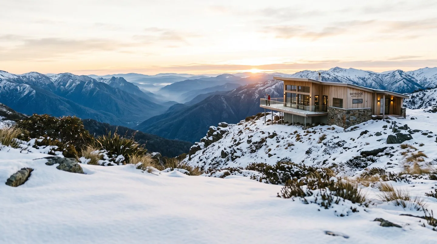 Cover image for A secluded alpine sanctuary perched at the roof of Australia