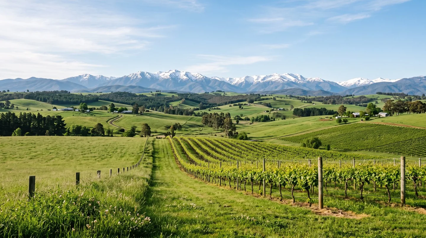 Cover image for Discover cool-climate wines and historic rail trails in the scenic Snowy Mountains foothills