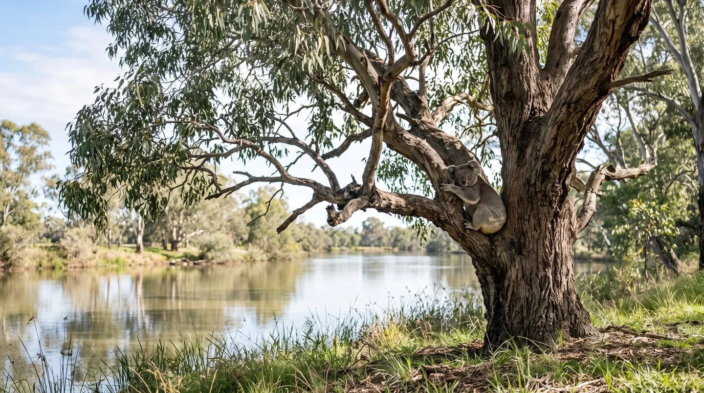 Cover image for Explore the river red gums and wild koala colonies of historic Narrandera