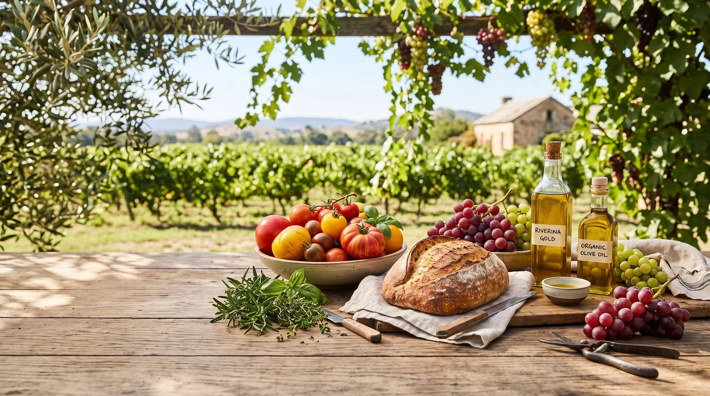 Cover image for Savour the rich Italian flavours and fertile harvests of the Riverina food bowl