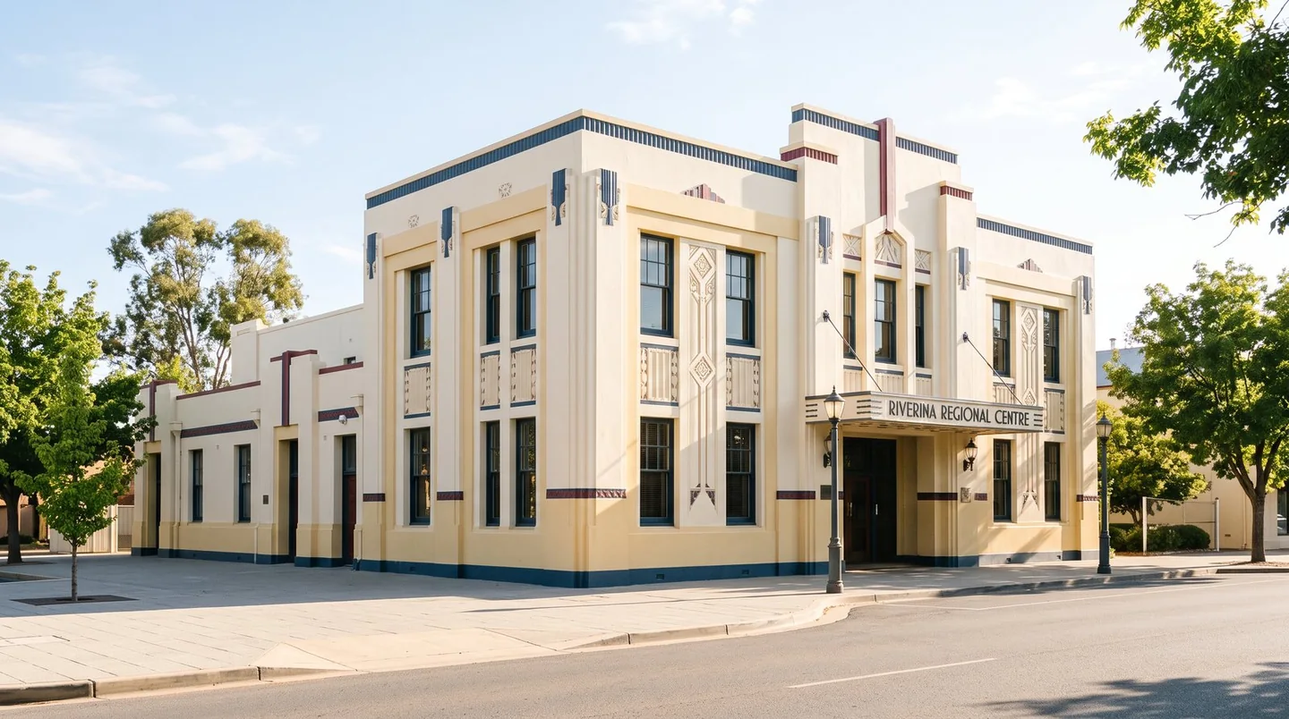 Cover image for Explore art deco architecture and wetland sanctuaries in the Riverina agricultural heartland