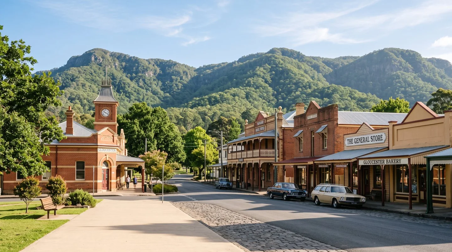 Cover image for Gloucester: a historic country gateway to the World Heritage wilderness of Barrington Tops