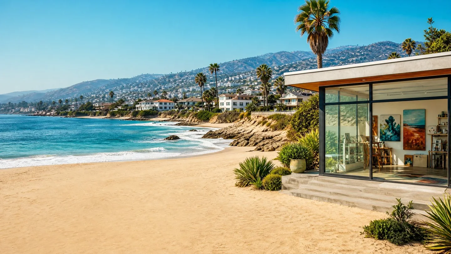 Cover image for The sun-kissed coastal escape where golden beaches meet a vibrant creative community