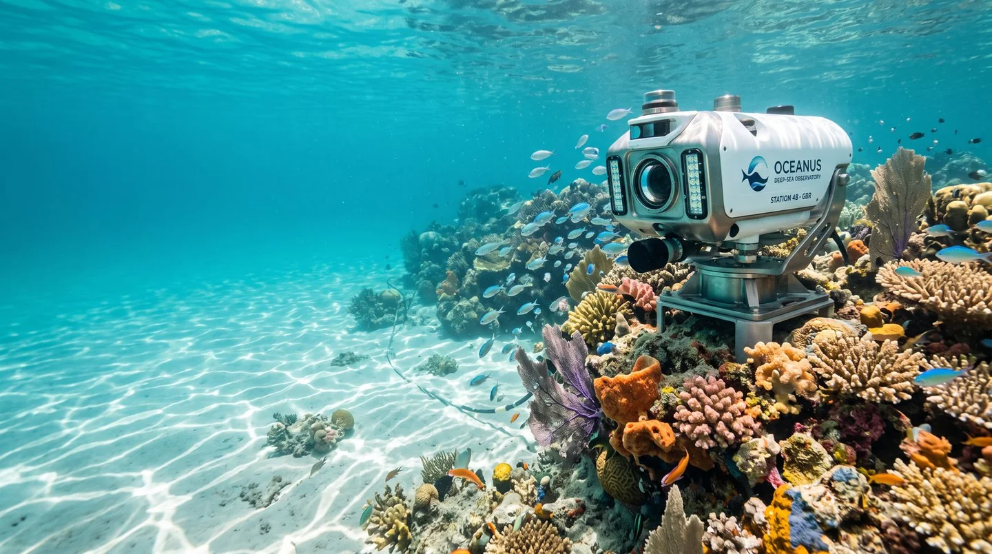 Cover image for A deep-sea observatory is listening for the reef’s quiet signals.
