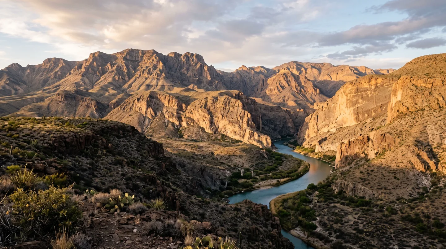 Cover image for Where the desert meets the sky in the vast silence of West Texas