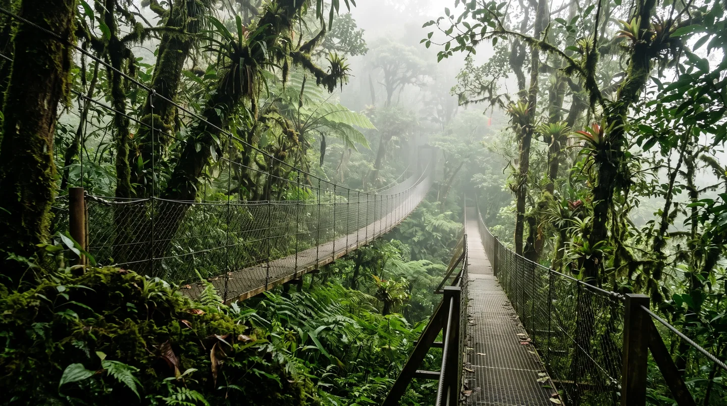 Cover image for The Architecture of Air: Navigating the Ethereal Heights of the Monteverde Cloud Forest
