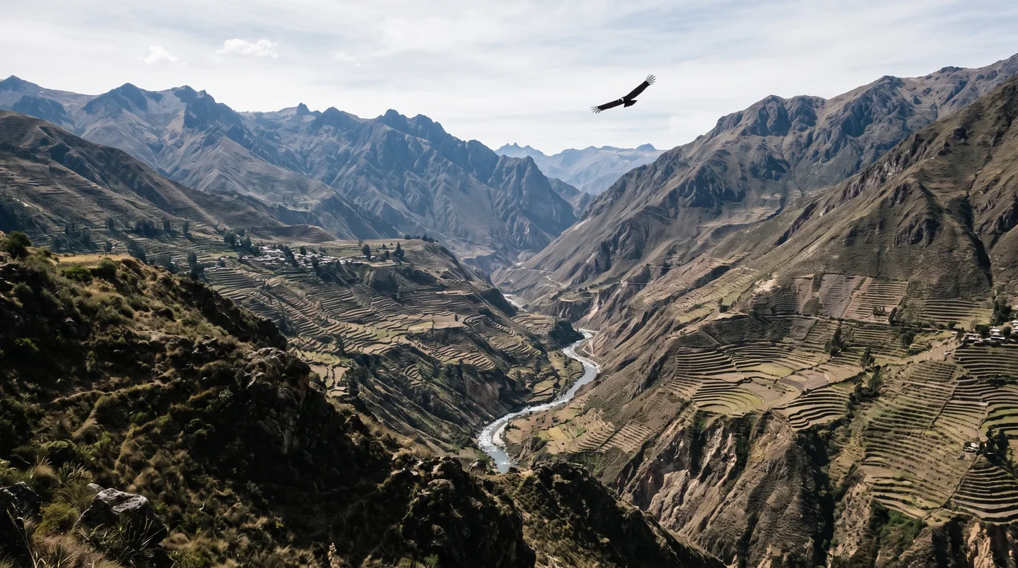 Cover image for Where the Andean Condor Circles the Deepest Veins of the Peruvian Highlands