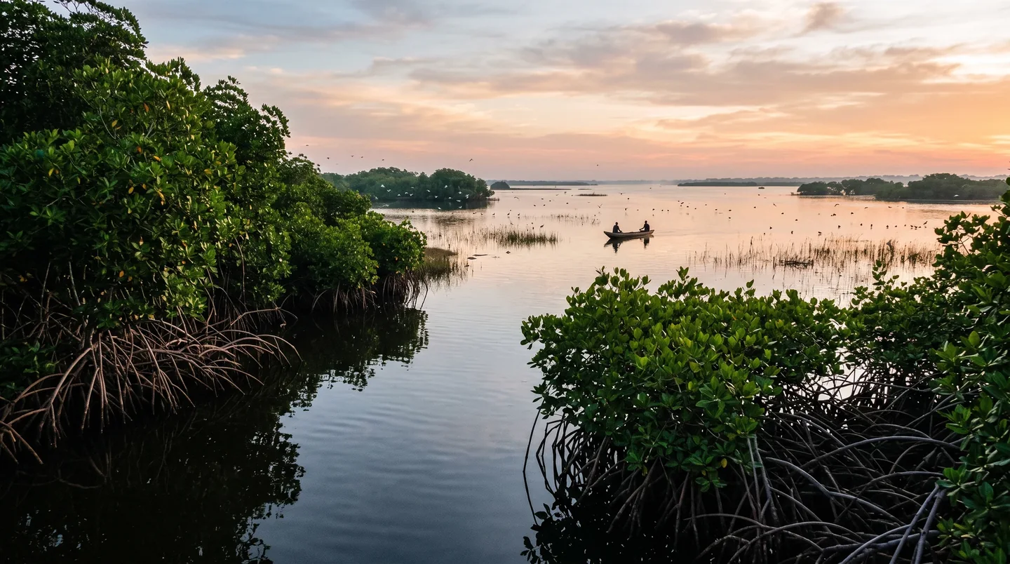 Cover image for Salt and shell define the enduring human legacy of Senegal’s vast Sine-Saloum Delta