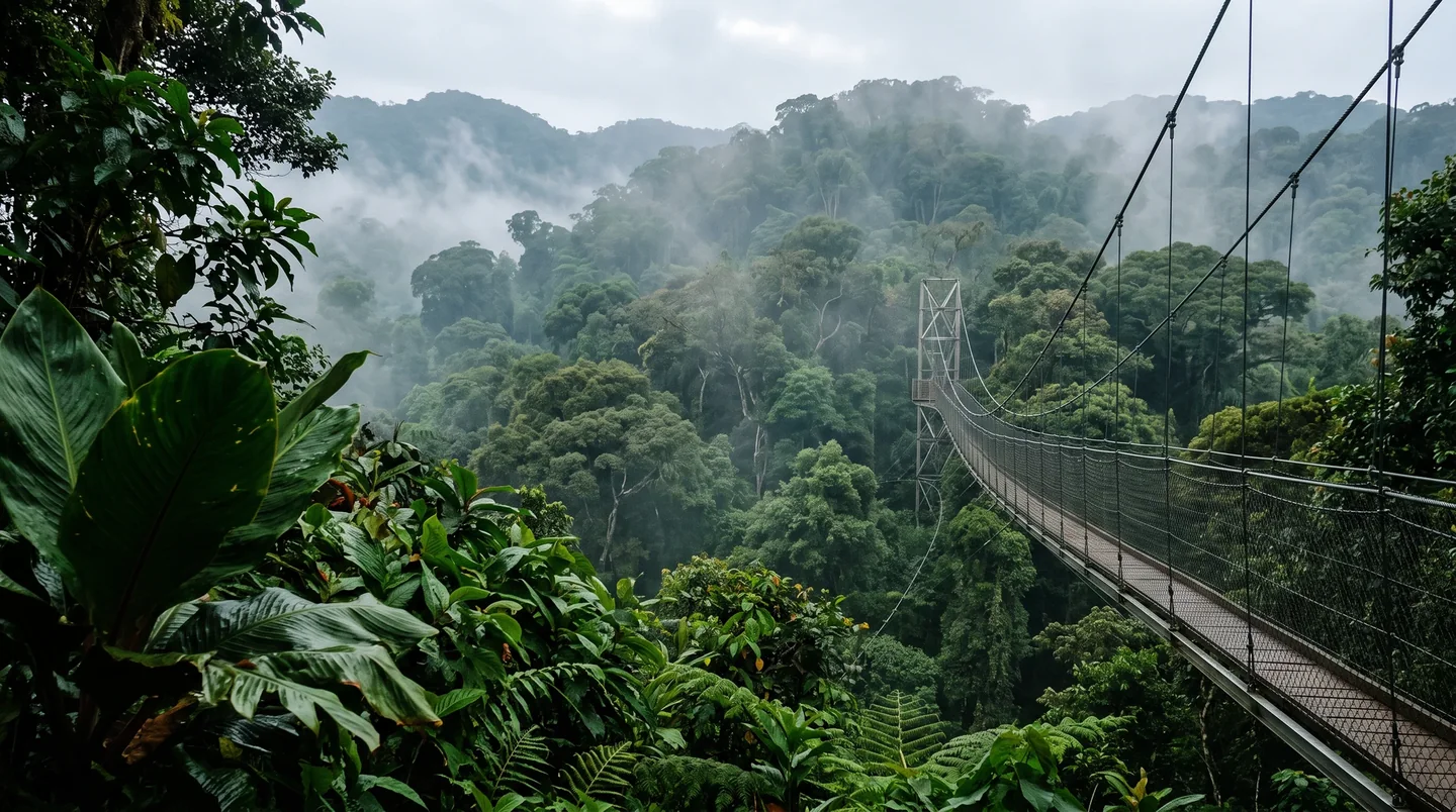 Cover image for The ancient green lungs of Rwanda breathe life into the great African rivers.