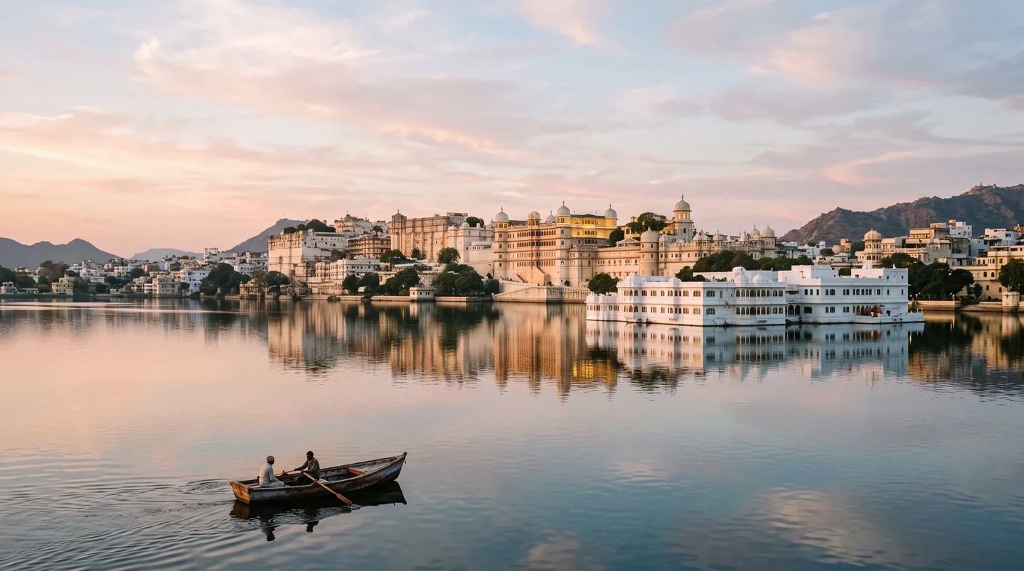 Cover image for The Luminous Waters of the White City: A Journey Through Udaipur’s Royal Heart.