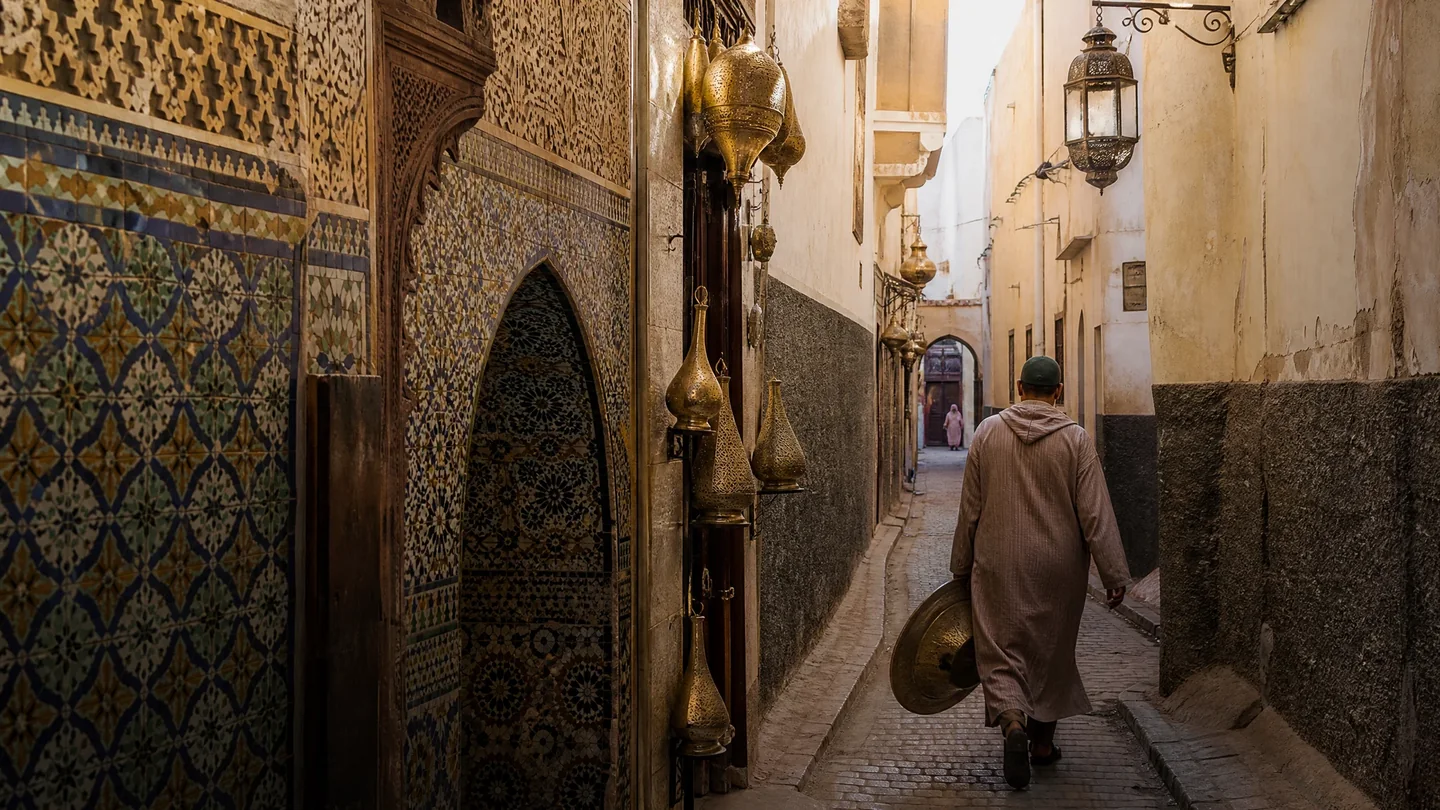 Cover image for The Living Labyrinth of Fes el Bali