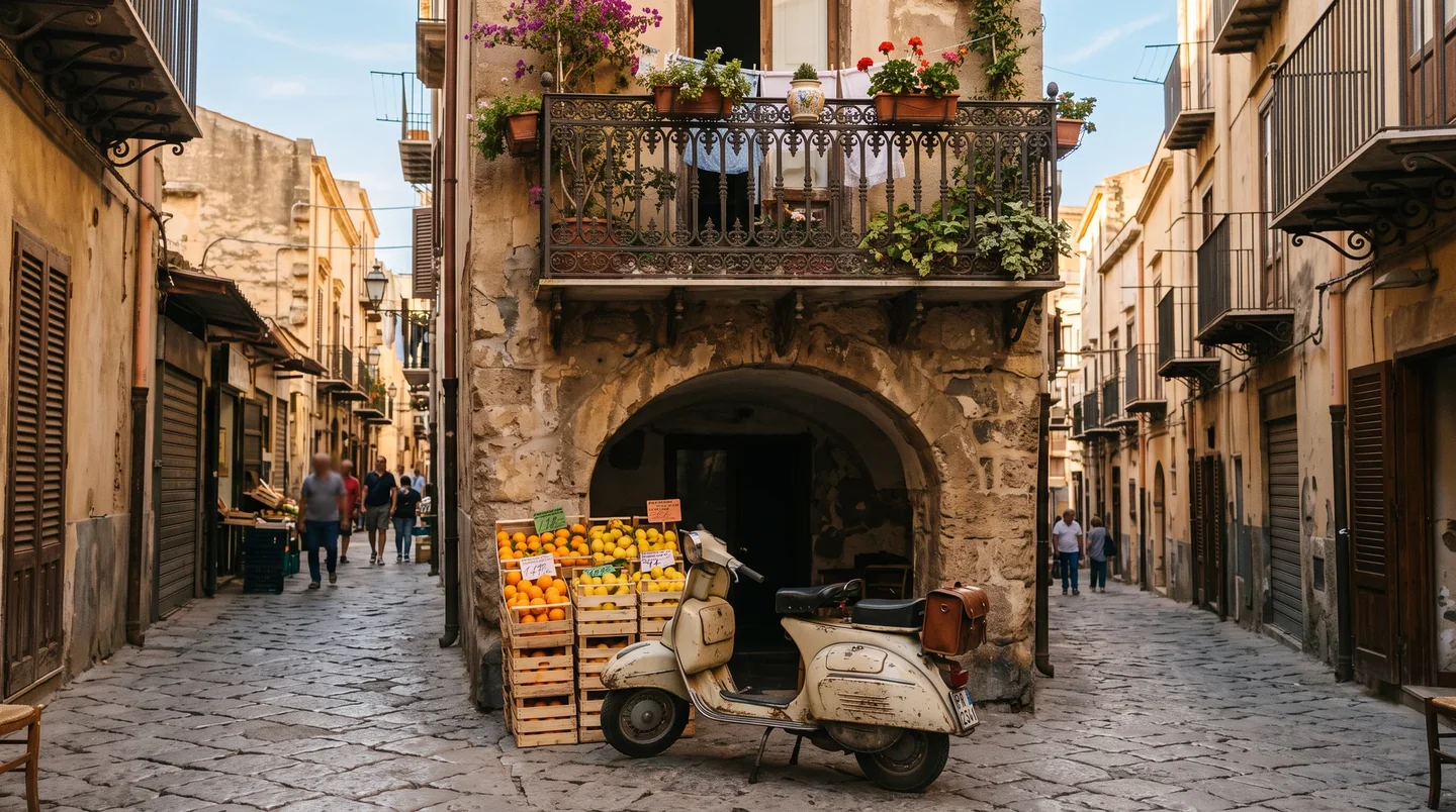 Cover image for The Golden Palimpsest: Unearthing the Faded Splendor and Vibrant Soul of Palermo.