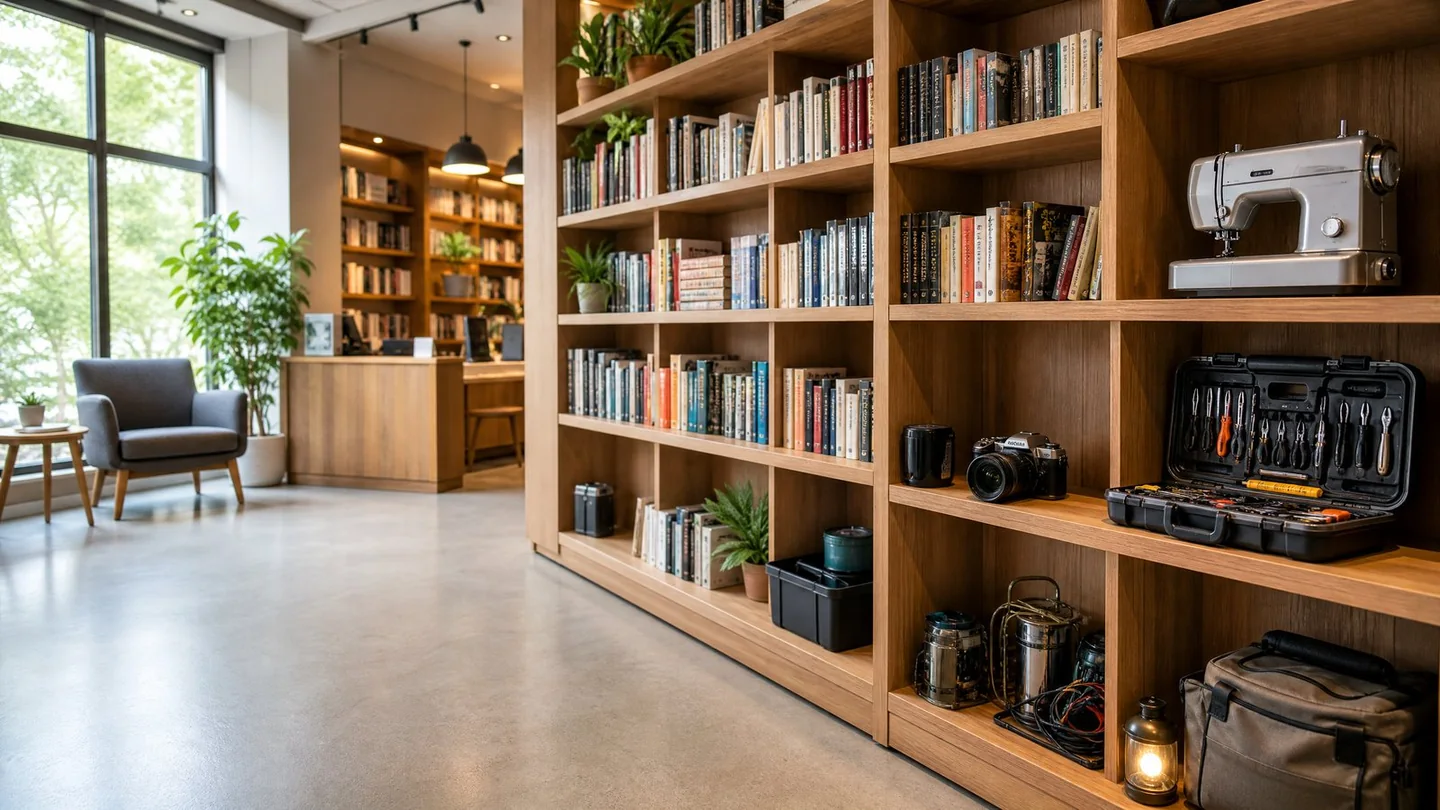 Cover image for The lending library is expanding into a home for useful things.