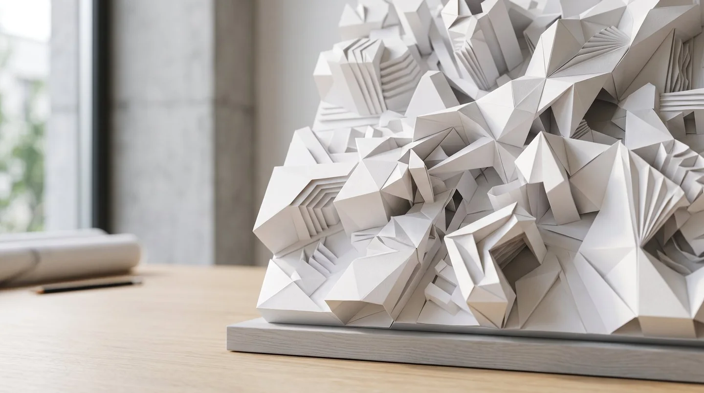 Cover image for A folded city is showing architects a more generous way to think about structure.