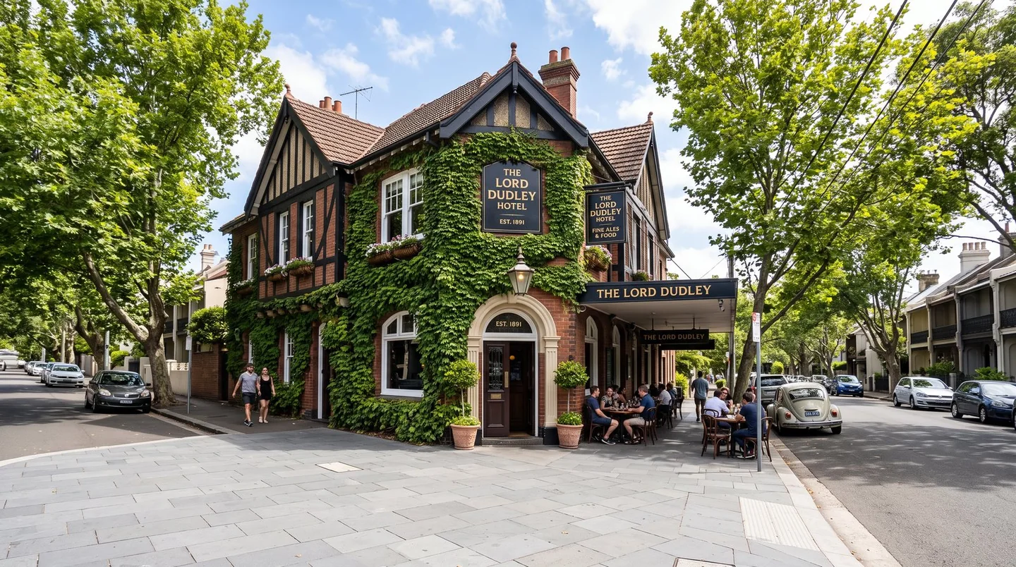 Cover image for Lord Dudley Hotel — English-style pub on Jersey Road.