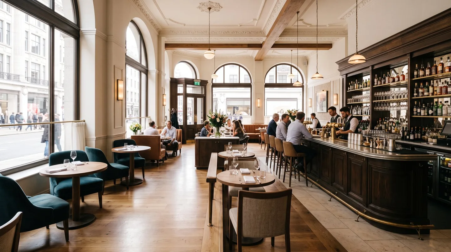 Cover image for The Paddington — Pub and cocktail-bar venue on Oxford Street.