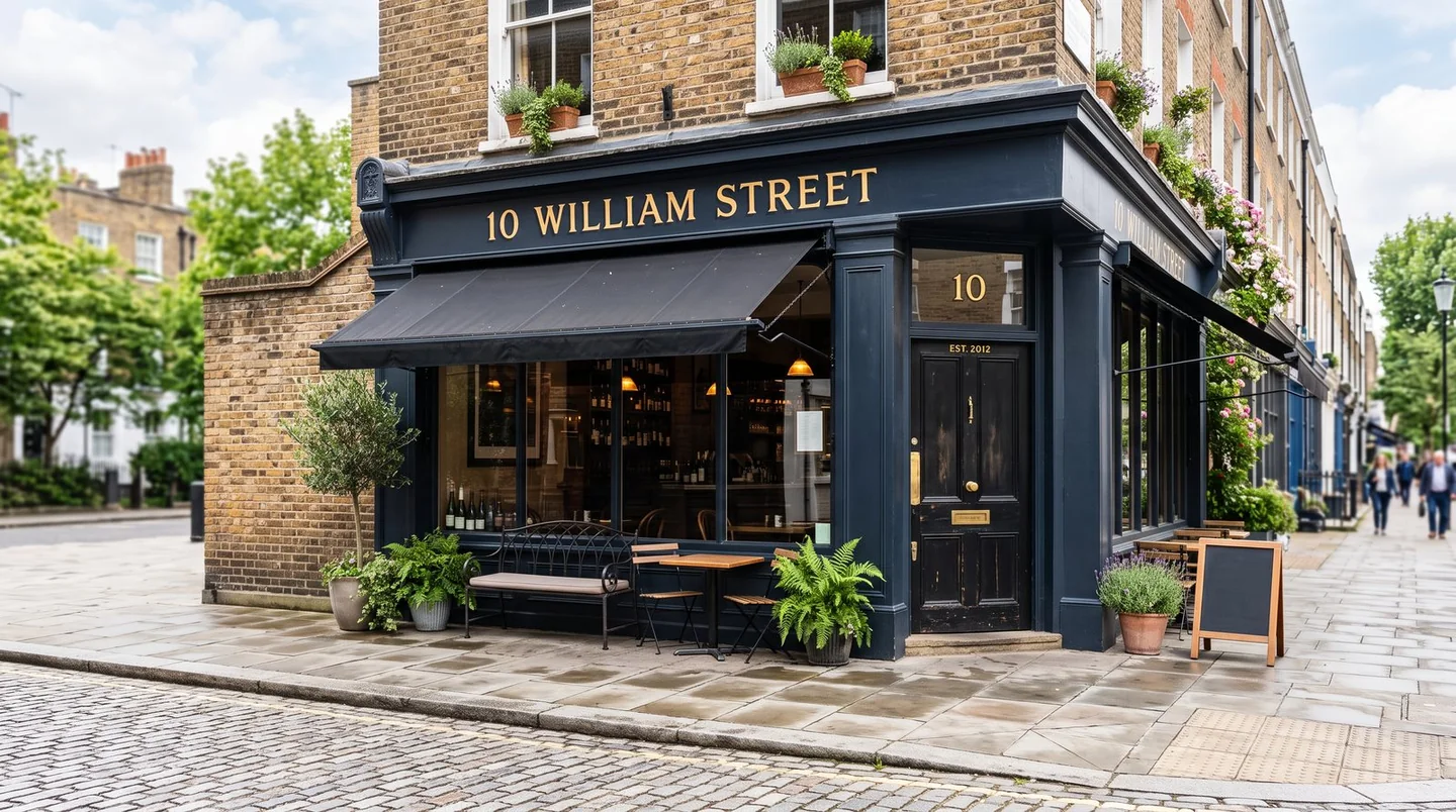 Cover image for 10 William Street — Wine bar and restaurant on William Street.