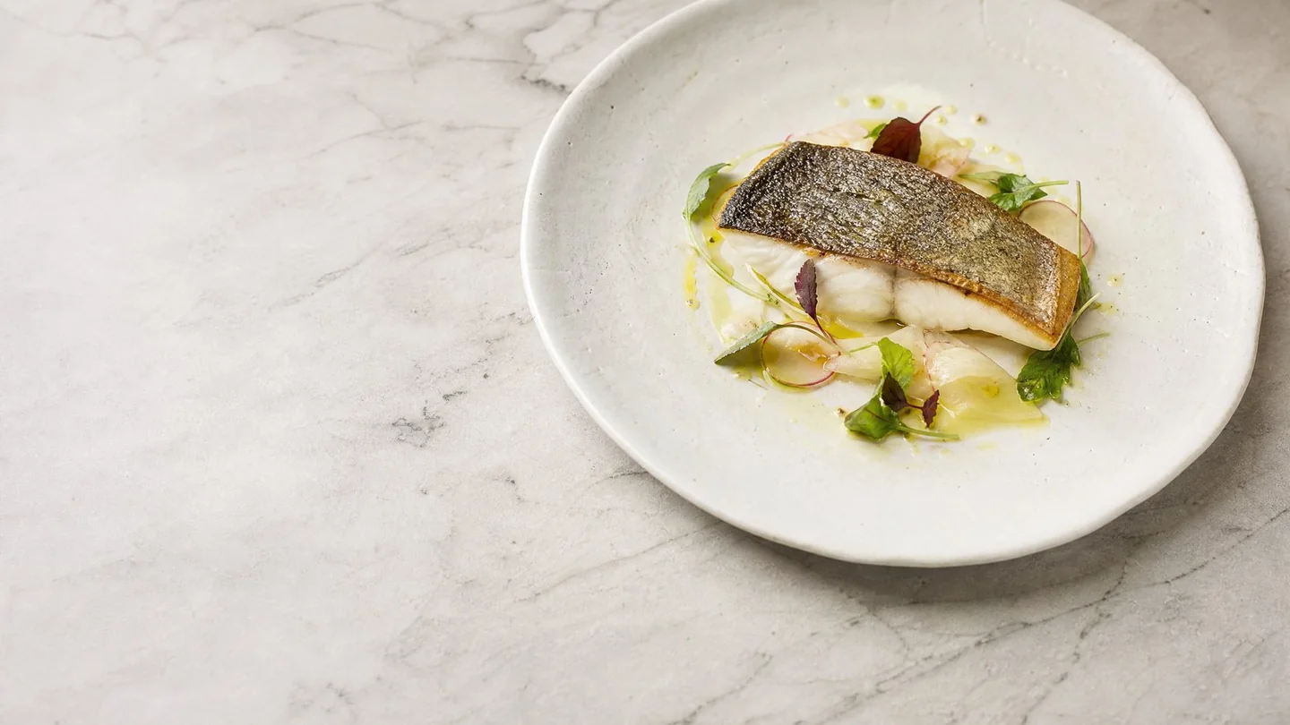 Cover image for Saint Peter — Australian fish restaurant at The Grand National Hotel.