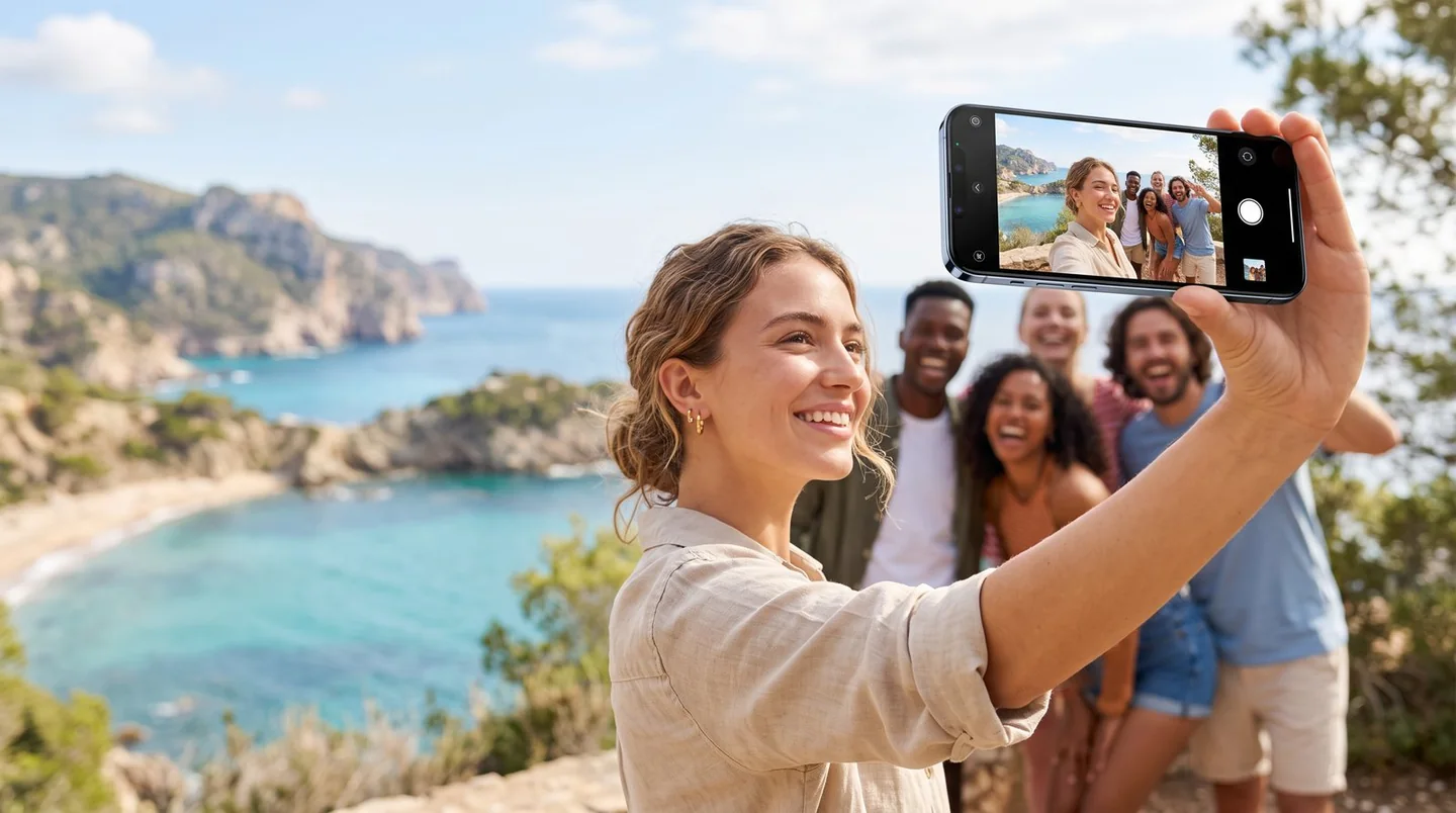 Cover image for The iPhone 17 puts the conversation back on the front camera and the wide view.