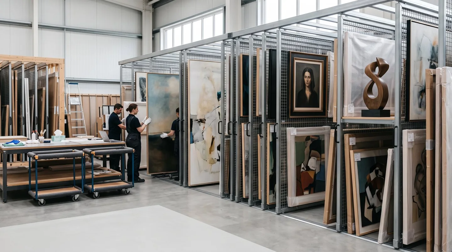 Cover image for Open storage is showing visitors that care belongs in the gallery too.