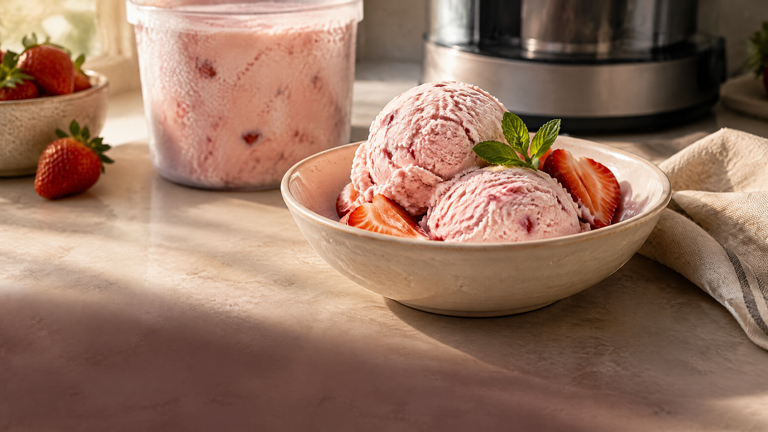 Cover image for Strawberry Ice Cream, the Ninja Creami Way