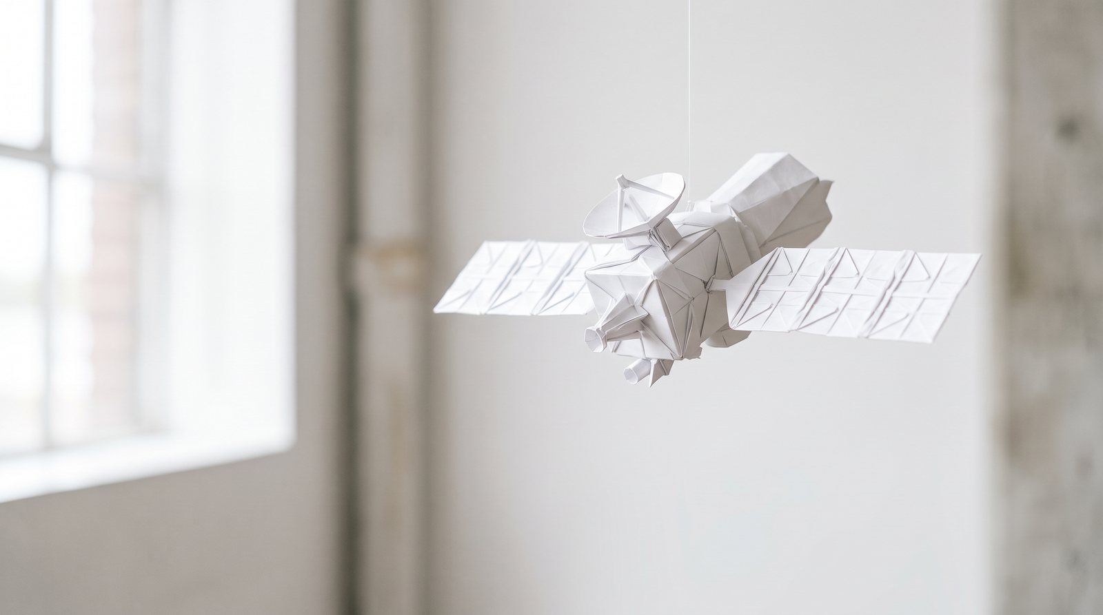 Cover image for The most elegant satellite in the room is made from a single square of paper.